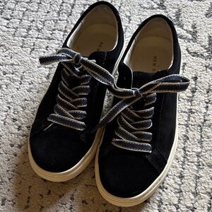 Black suede sneakers 7